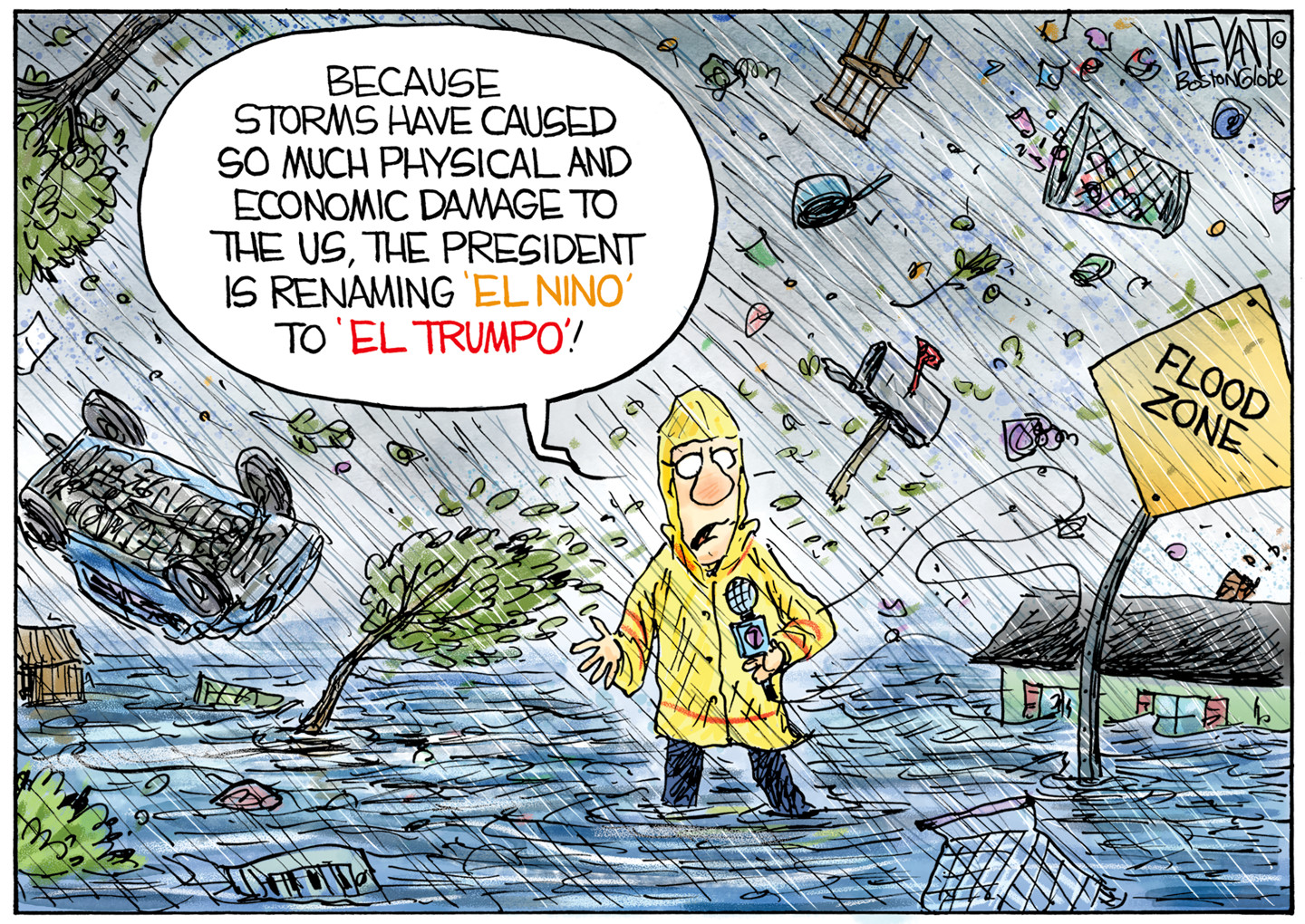 Political cartoon