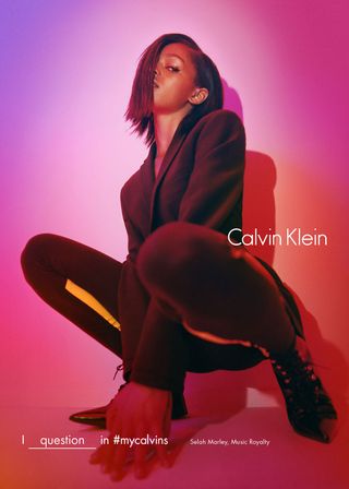 Selah Marley, Calvin Klein AW16 Ad Campaign