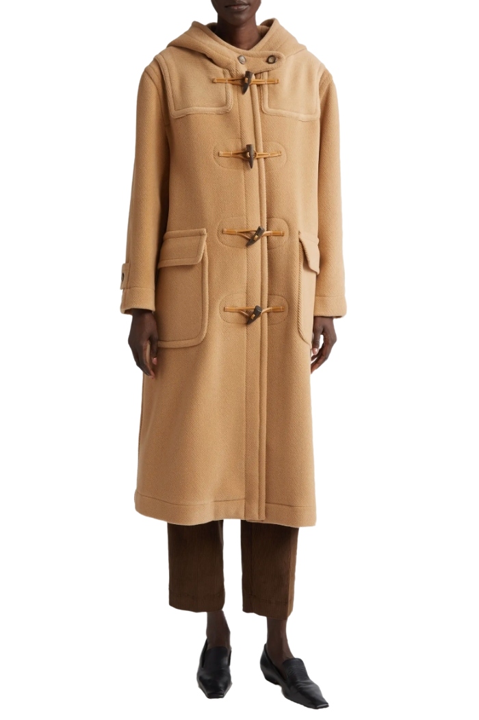 Bailey Herringbone Virgin Wool Coat
