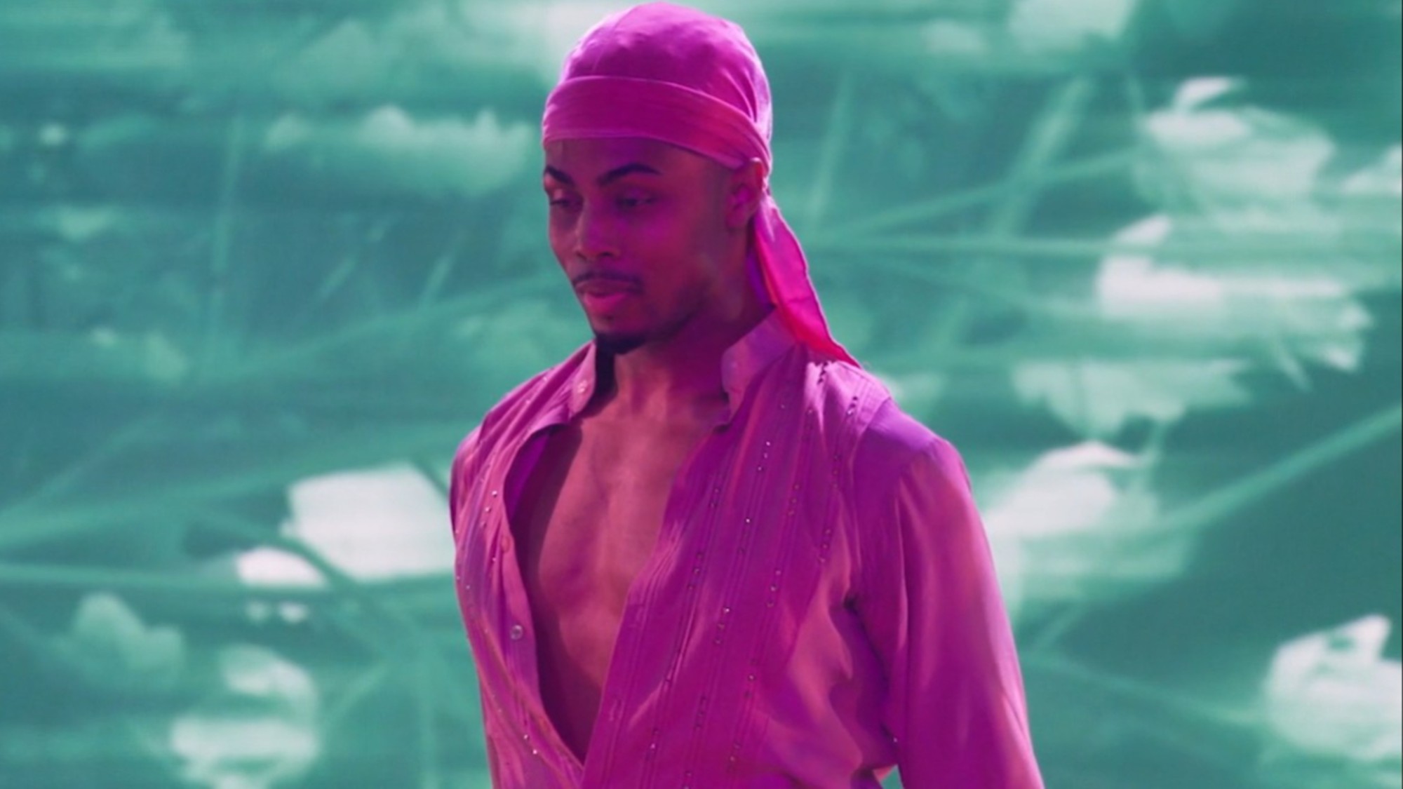 Tristen Sanders dancing on Dancing with the Stars: The Next Pro.