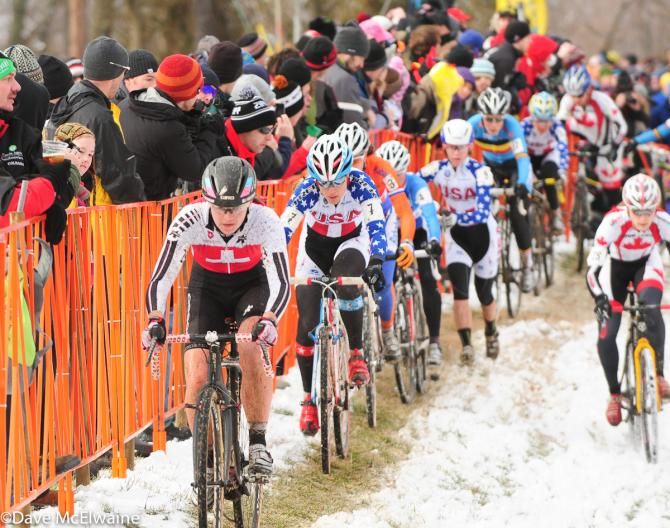 Riders had no trouble with the long sand pit as the ground was frozen