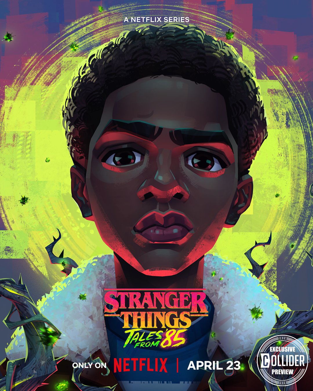 New character designs for Netflix's Stranger Things: Tales from '85