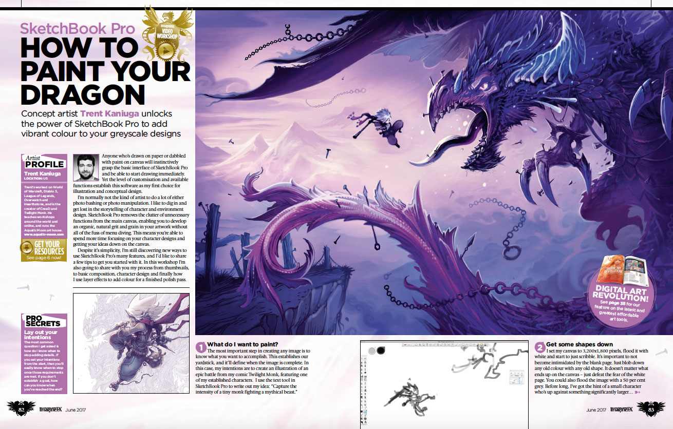 Create your own dragon with this video workshop
