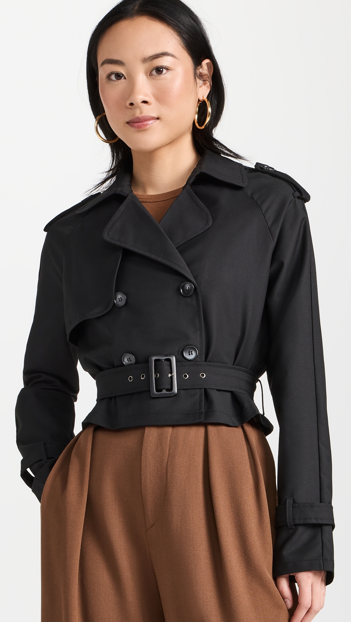 Cropped Trencherous Coat