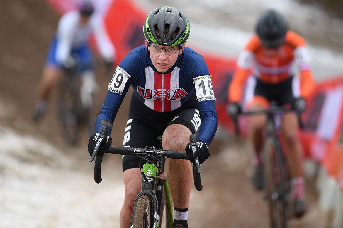 Emma White overcame a crash to finish inside the top 10