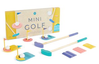 multicolour mini golf toy