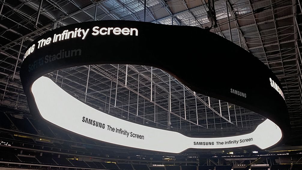 The Infinity Screen by Samsung at Los Angeles&#039; SoFi Stadium