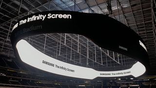 The Infinity Screen by Samsung at Los Angeles' SoFi Stadium