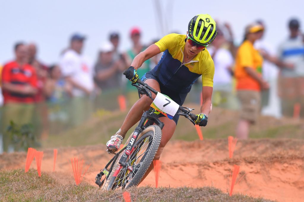 Jenny Rissveds (Sweden) out on course