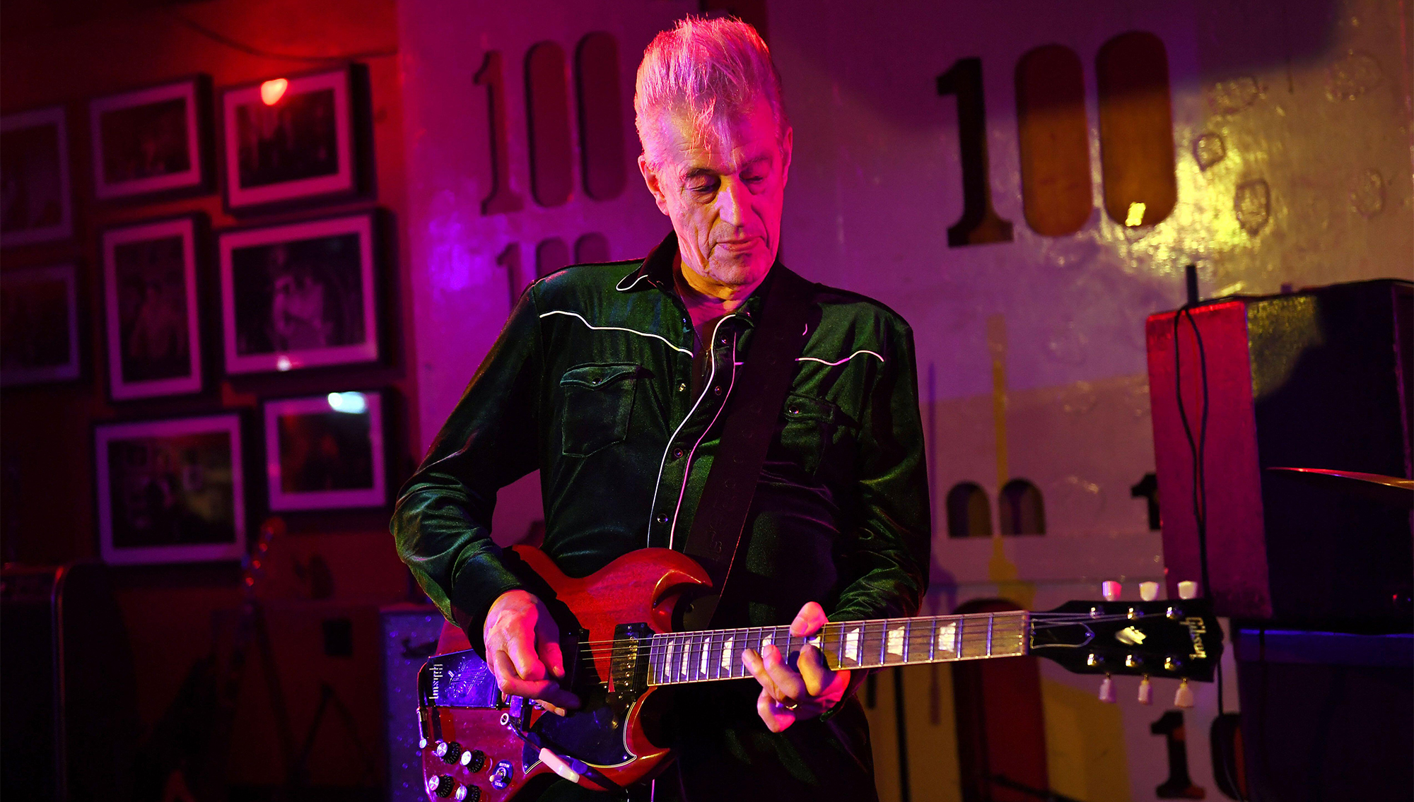 Steve Bolton of &amp;lsquo;Atomic Rooster&amp;rsquo; performing at 100 Club on January 29, 2023 in London, England.