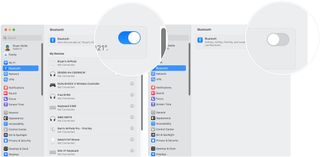 To turn off Bluetooth, Start System Settings on your macOS 13 Ventura device. select Bluetooth. Toggle off Bluetooth.