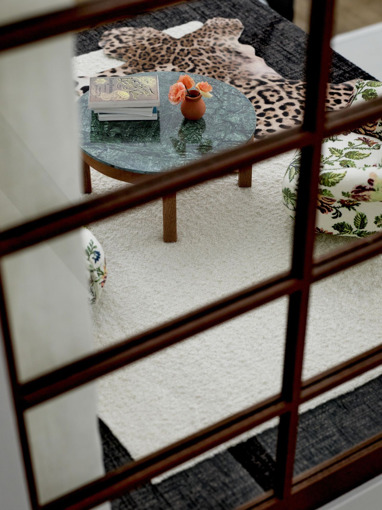 Miniature midcentury modern interior room set