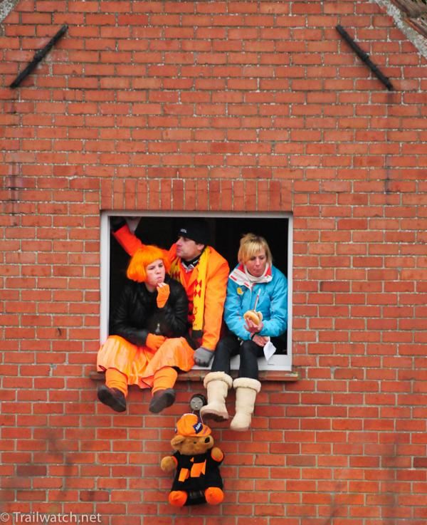 This family may have had the best seats in the house