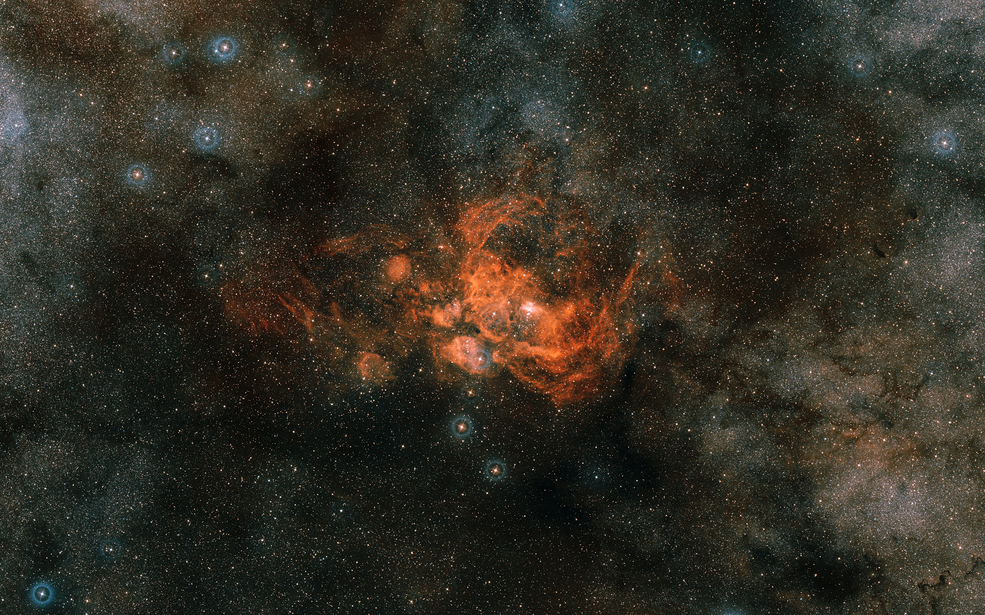 NGC 6357 ESO Wide Field View 1920