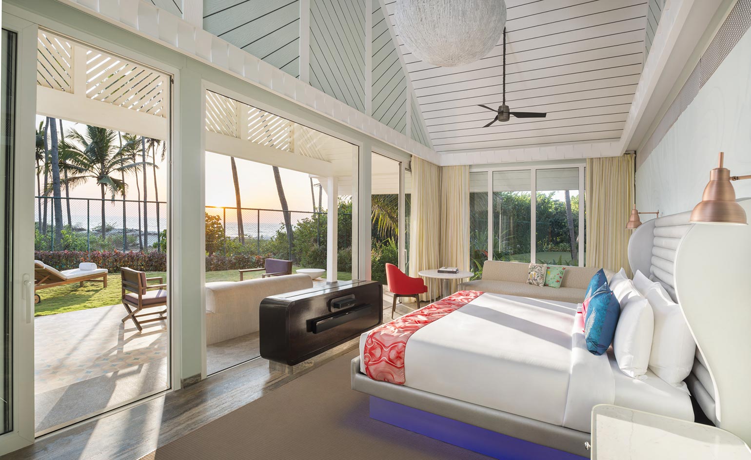 Bedroom view to outside terrace