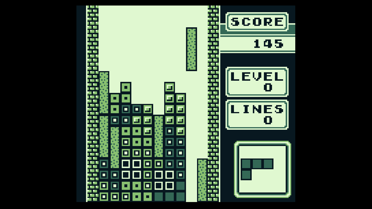 Video games of the 80s; blocks fall down a screen intetris
