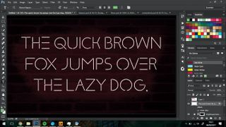 default text in Photoshop