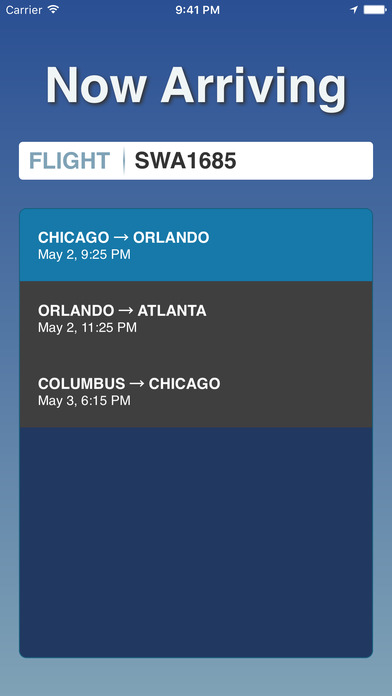 Now Arriving