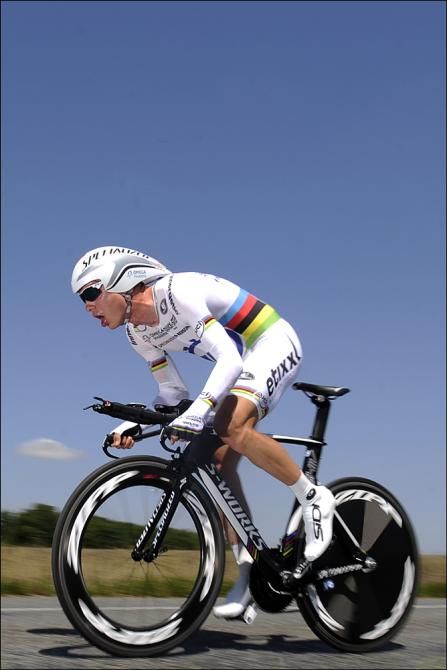 Tony Martin (Omega Pharma-Quickstep) on his way to the win in the Dauphine TT