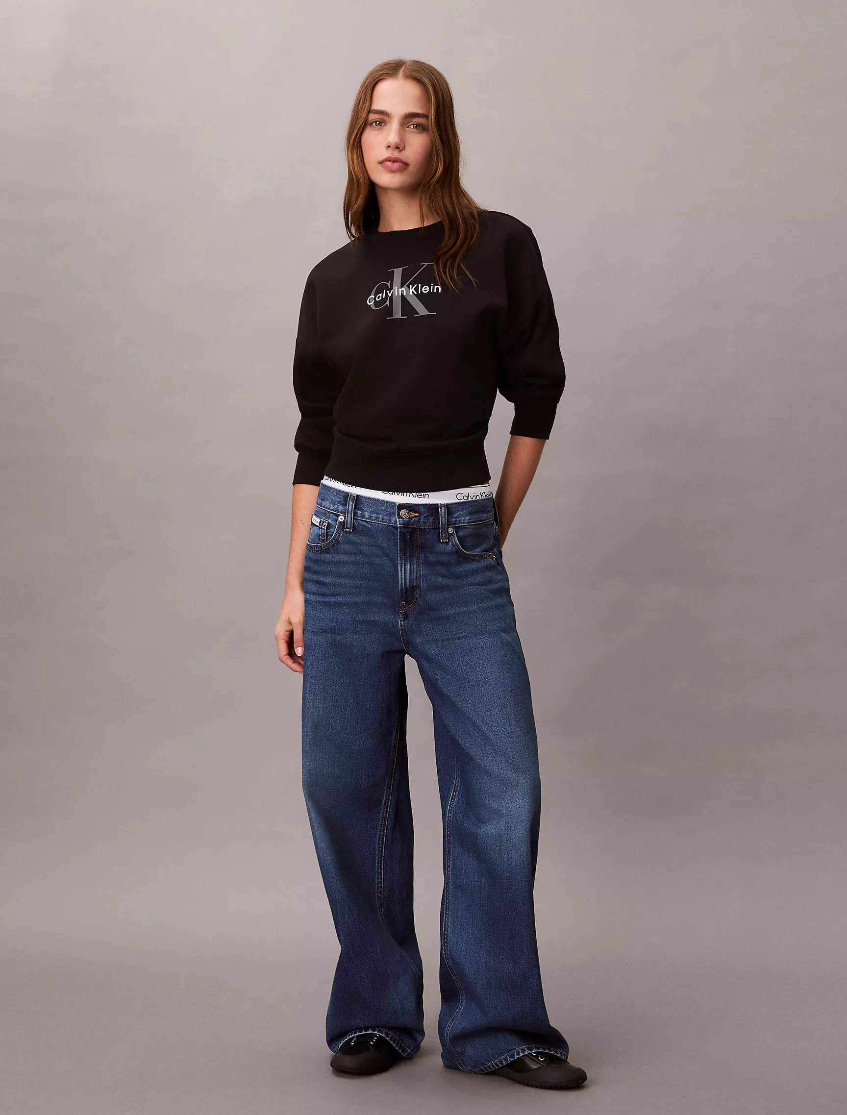 Low Rise Baggy Jeans