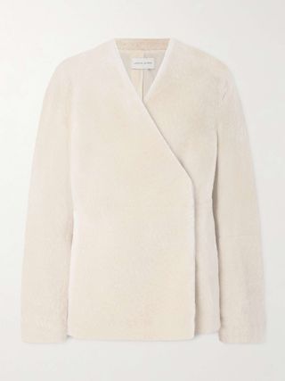 Agatha Asymmetric Shearling Coat