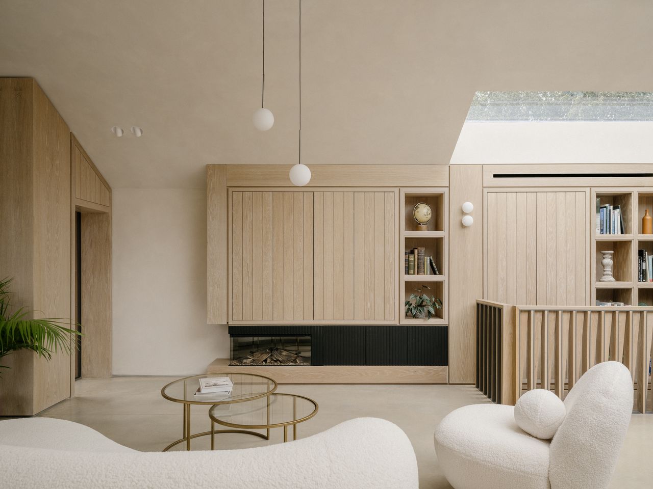 Views of the upstairs living spaces