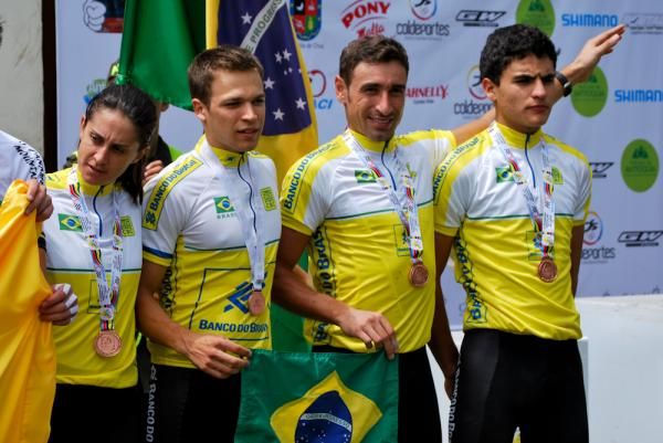Brasil earned third place in the team relay
