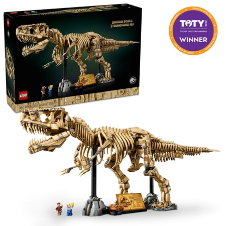 Lego Jurassic World Dinosaur Fossils: Tyrannosaurus Rex - Building Set for Adults, Ages 18+ - Dinosaur Gift for Movie Lovers - Collectible Home Decor for Bedroom, Office, or Any Room - 76968
