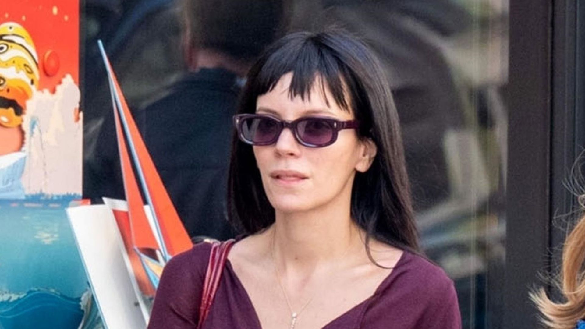 Lily Allen wearing cropped, slim fit jeans on 5 May, 2026