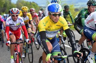 Michael Albasini (Orica-GreenEdge) continued his impressive run at the Tour de Romandie