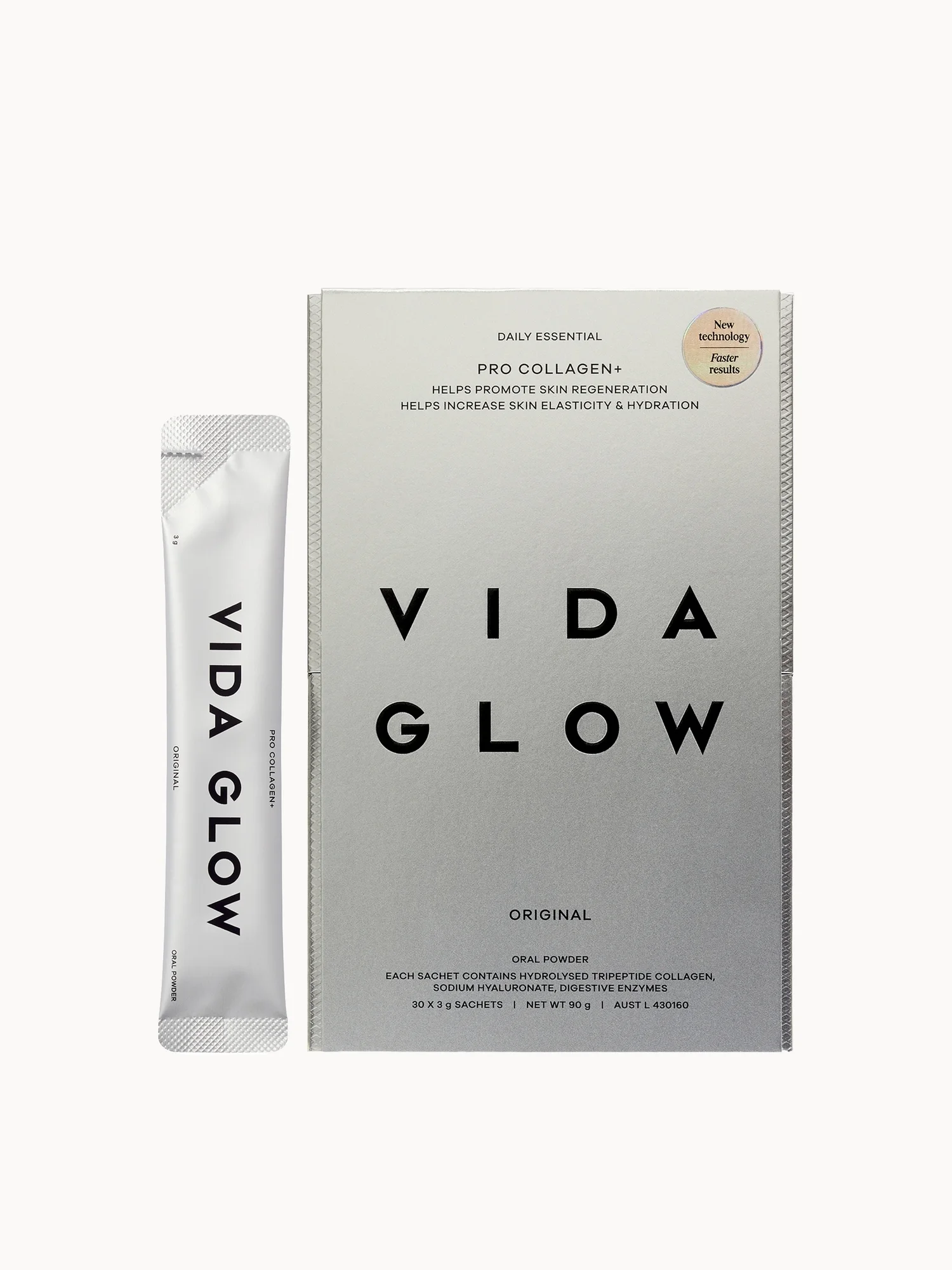 Vida Glow Pro Collagen+ Powder 20g