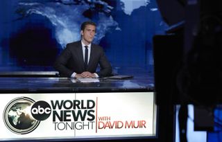 David Muir at the &#039;World News Tonight&#039; anchor desk