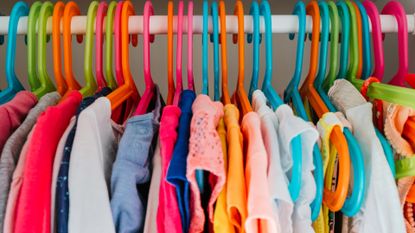 Getty: Kids closet organization