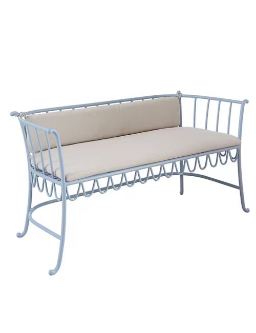 Venice Bench with Sunbrella Cushion Set