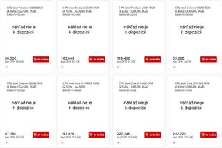 Comet Lake Pricing