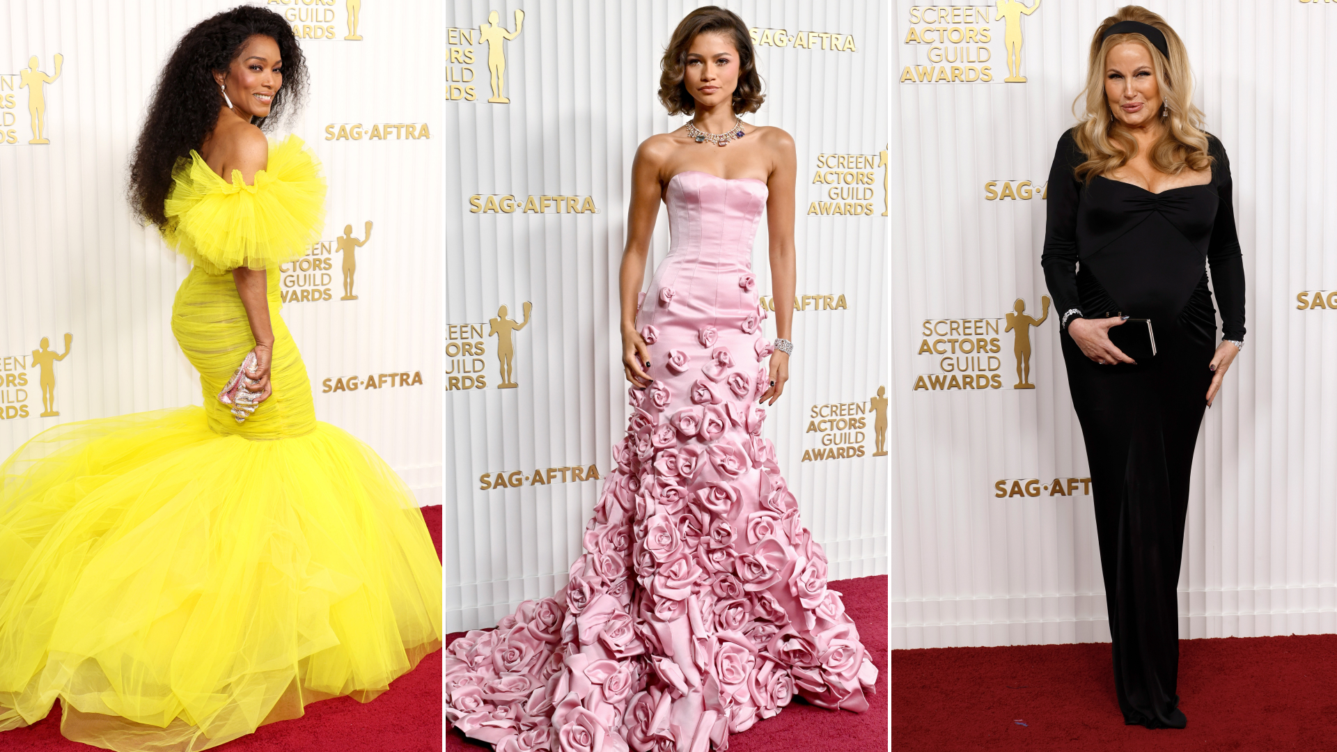 Sequins and simplicity … style notes from the Screen Actors Guild red carpet, Fashion