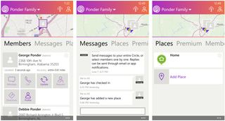 Life360 Main pages