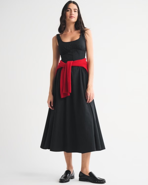 A&amp;amp;f Bra-Free Dylan Midi Dress