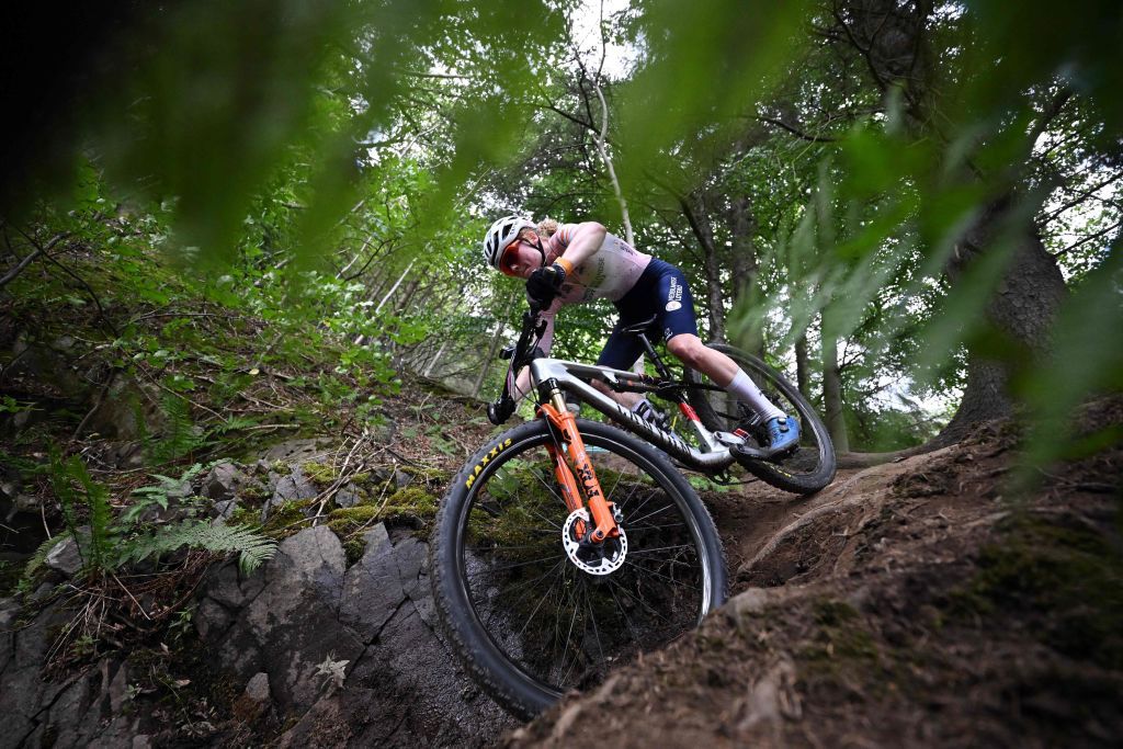 Puck Pieterse (Netherlands) raced to the bronze medal