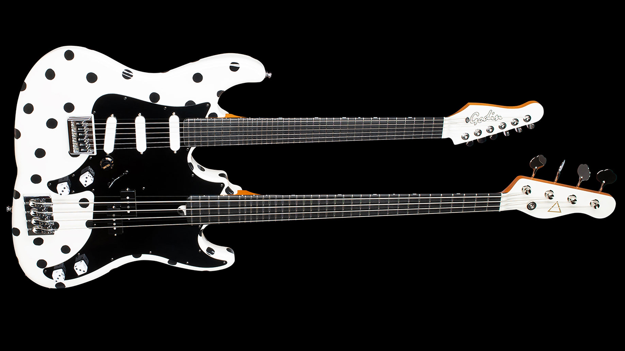 Godin's custome guitar for Angine de Poitrine