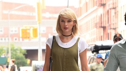 Singer Taylor Swift is seen on August 31, 2016 in New York City.