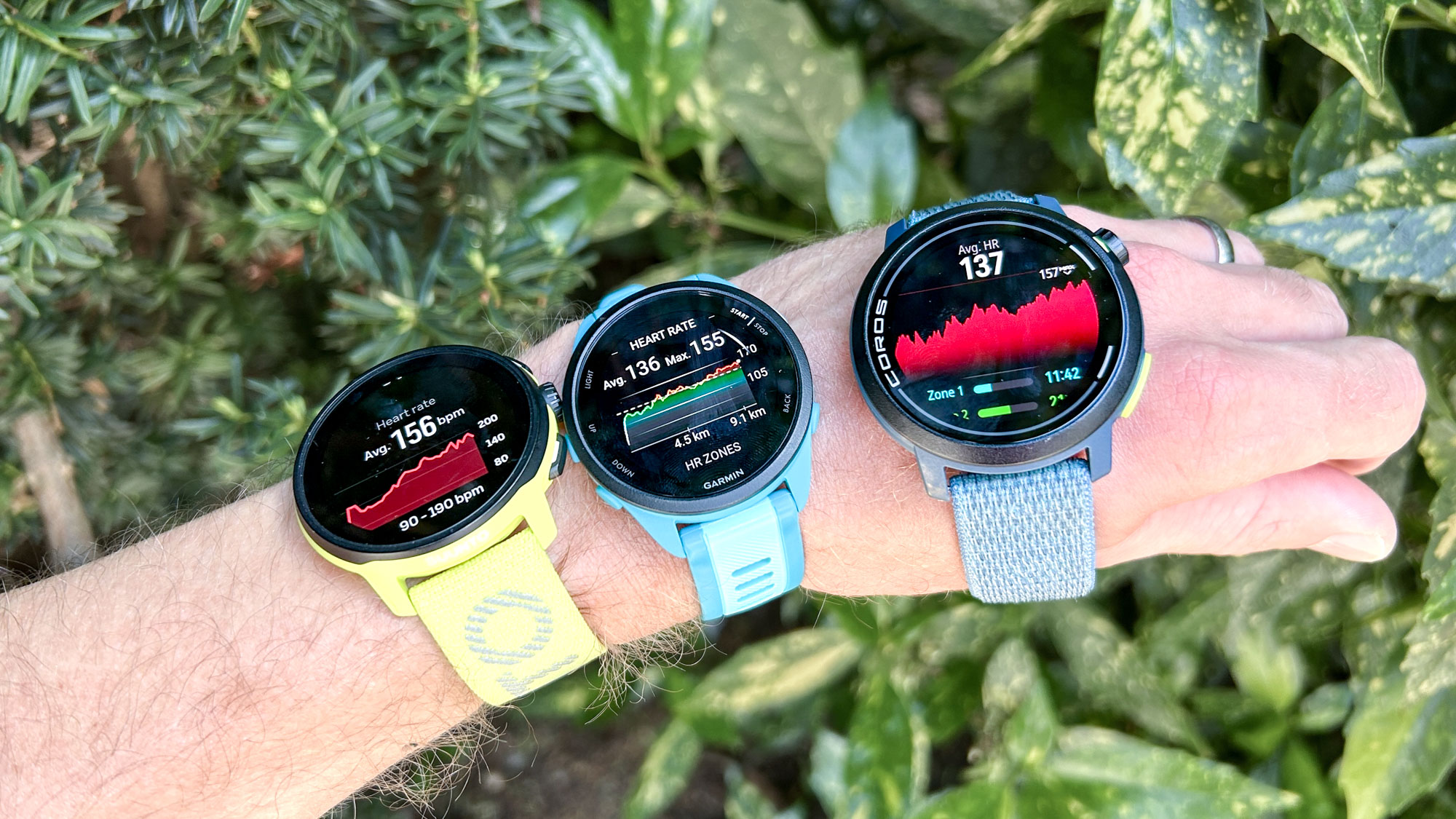 Suunto Run vs Garmin Forerunner 165