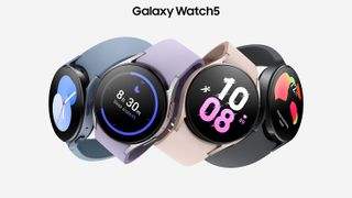 Lineup of Samsung Galaxy Watch5 models