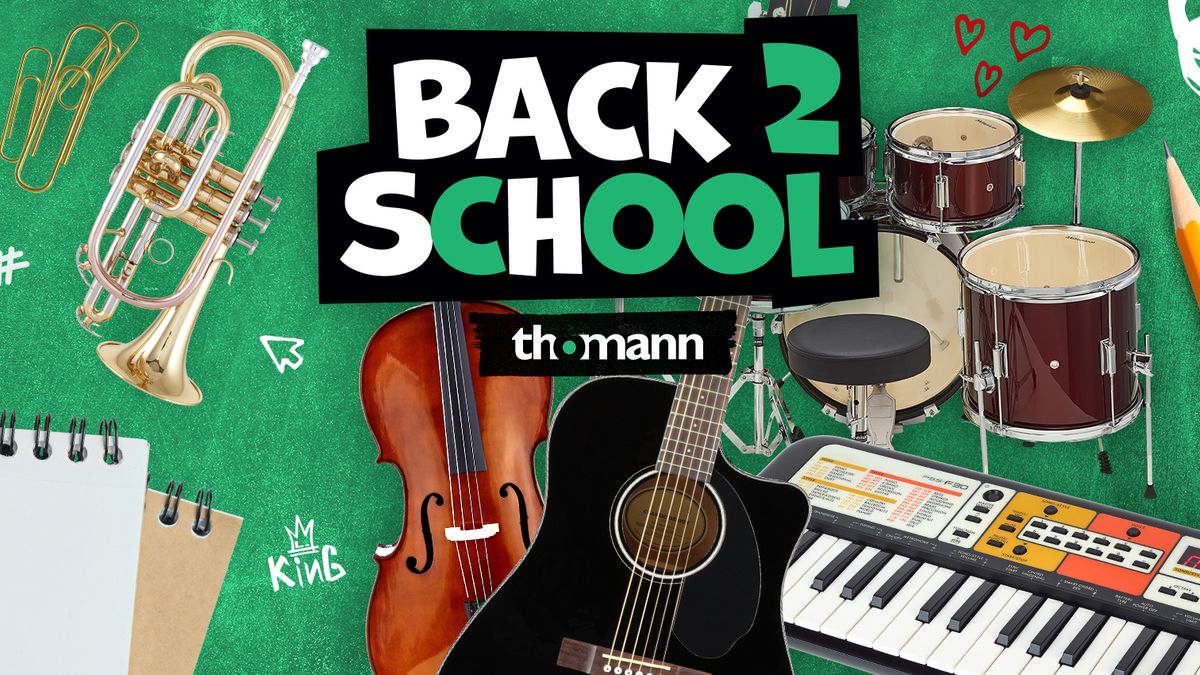 Thomann encourages new musicians with its #back2school campaign
