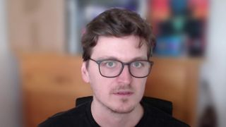 Jacob using Nvidia's new AI Eye Contact feature