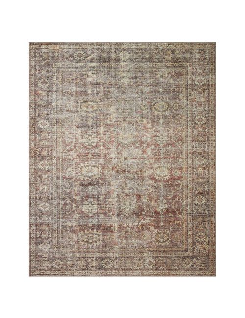 Georgie Ger-06 Bordeaux / Antique Area Rug
