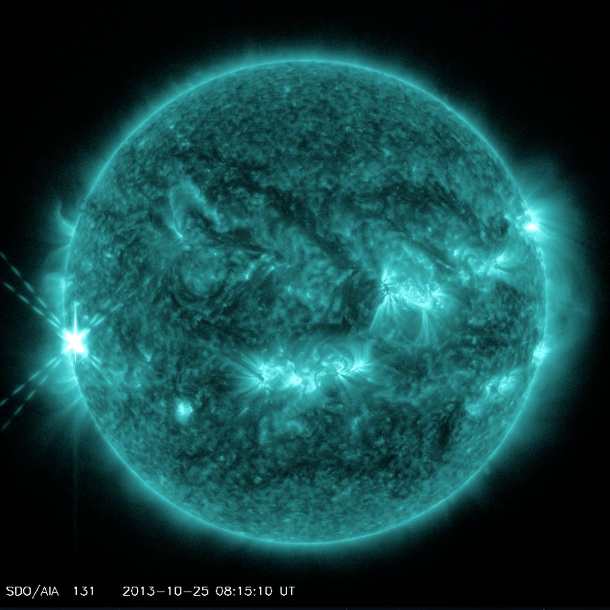 Powerful X1.7-Class Flare - October 25th, 2013