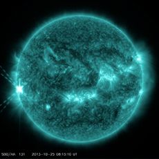 Powerful X1.7-Class Flare - October 25th, 2013