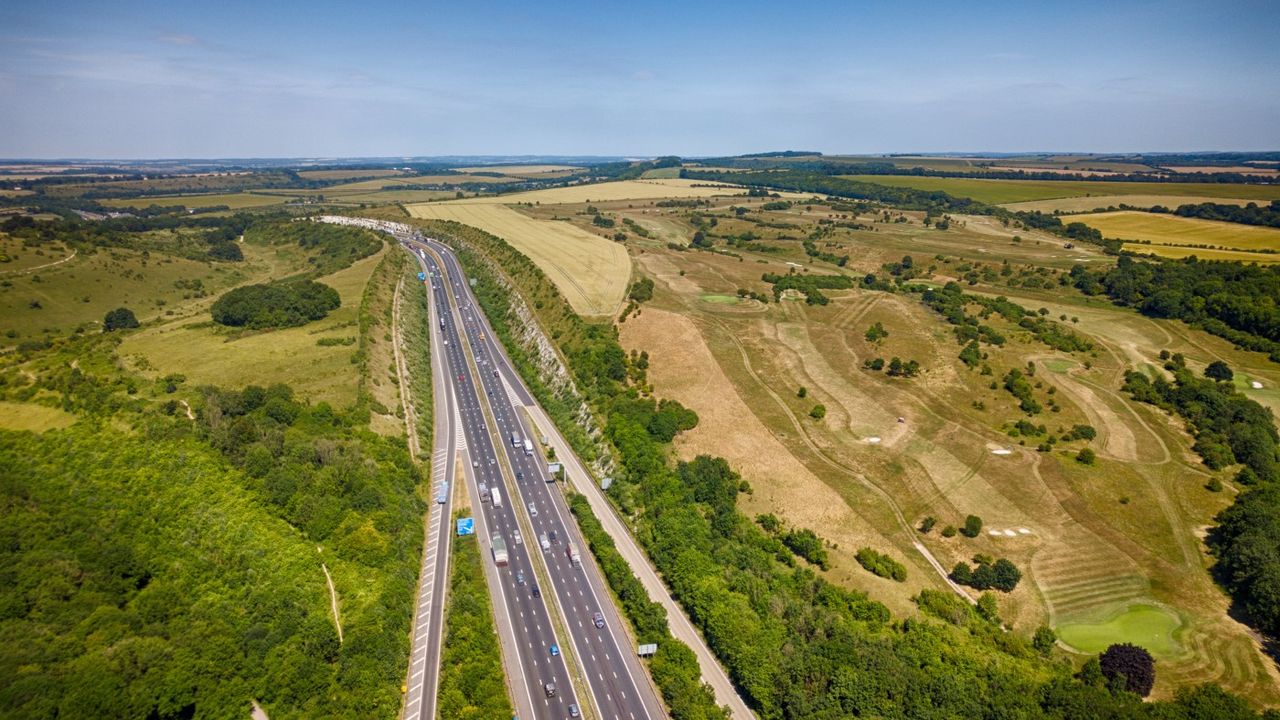 A motorway in Twyford