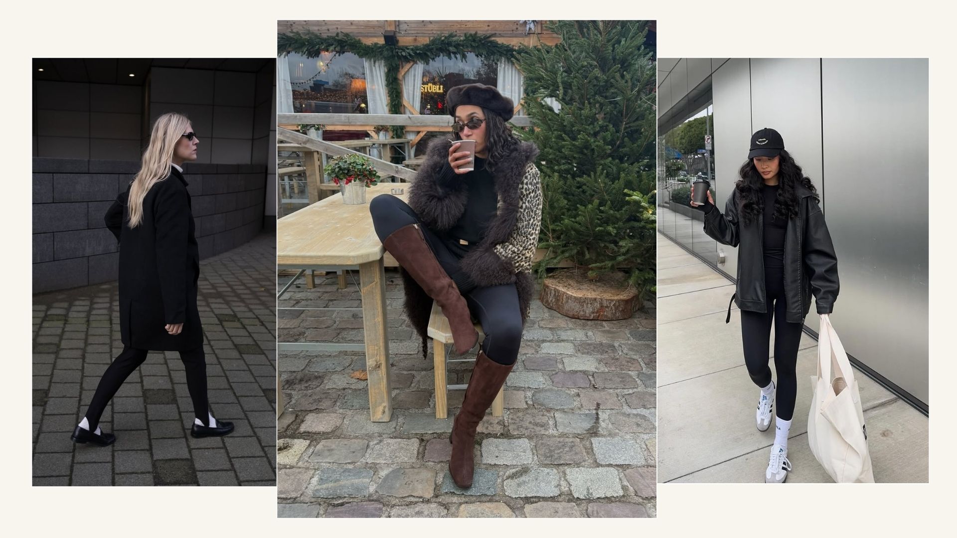 Influencers wearing leggings 